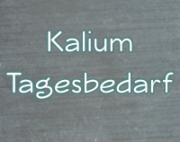 Artikelvorschau  - Kalium-Tagesbedarf