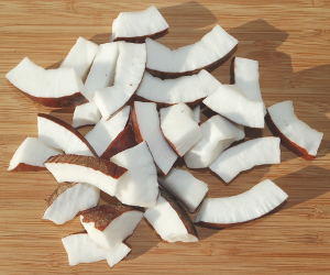 Kokosnussfleisch (Kopra)