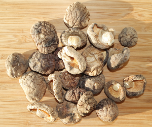 Shiitake Pilze, getrocknet
